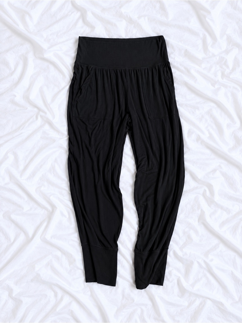 aerie Black Harem-Style Jogger Pants